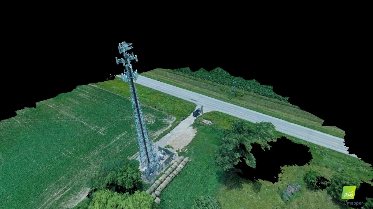 Communications Tower Drone Inspection - SV Aerial & Consulting, a UAV Services Company in Iowa
