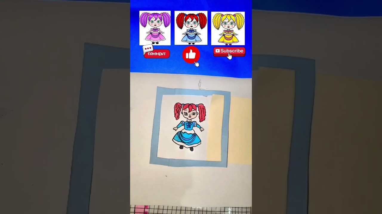 Only 30% Can Guess This 😱 Poppy Playtime Paper Challenge #shorts #viral #challenge #trending #game