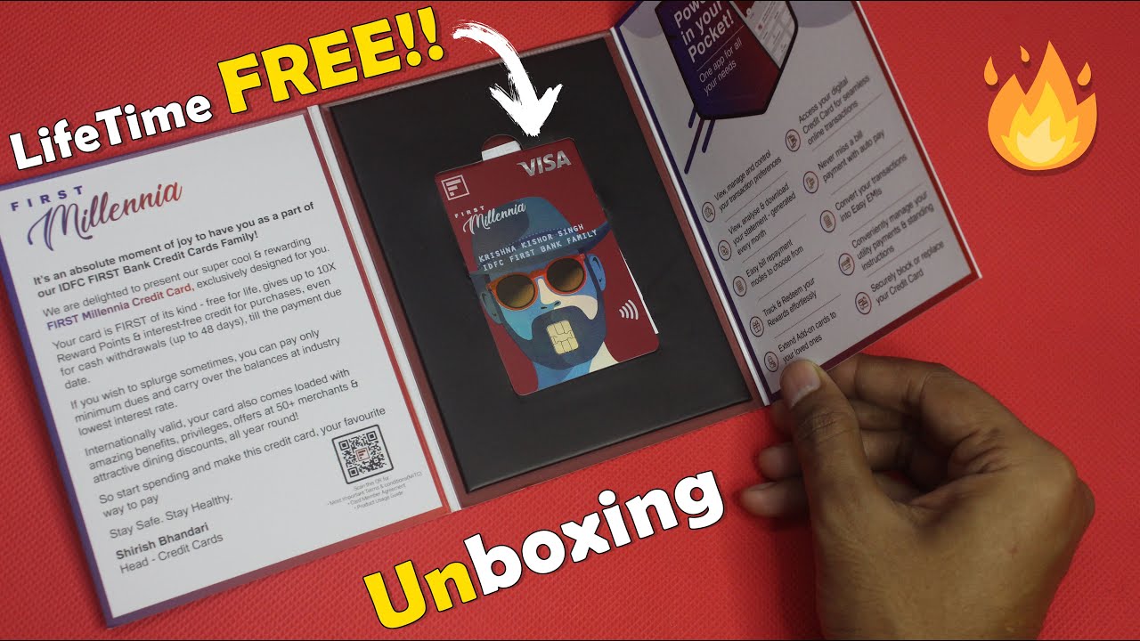 IDFC First Bank LifeTime FREE Credit Card + ₹500 Cashback Offer - Unboxing, How to Apply?, Benefits