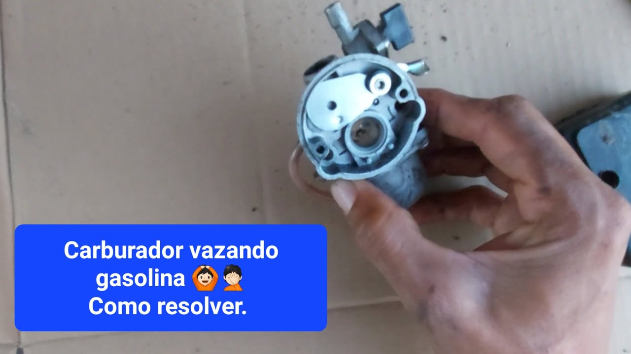 CARBURADOR DA MINI MOTO VAZANDO GASOLINA PELO SUSPIRO. COMO RESOLVER ✅