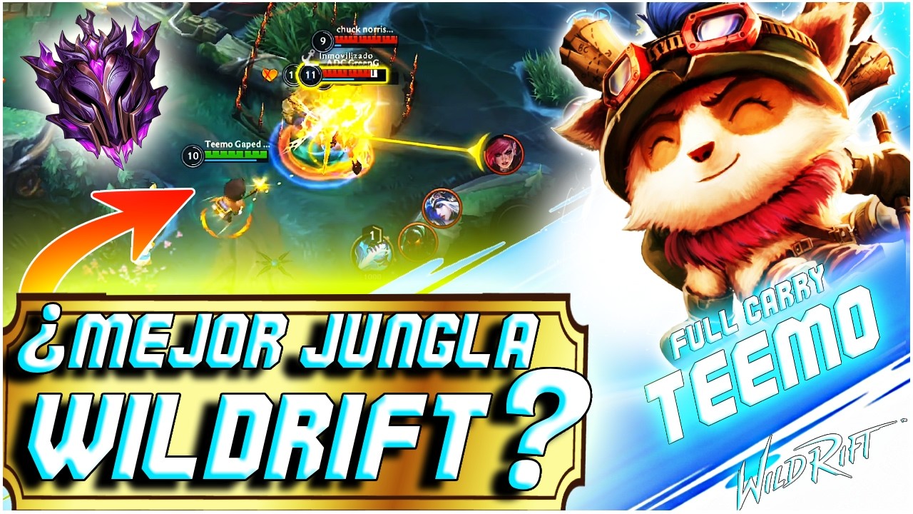 ¿TEEMO ES EL MEJOR JUNGLA DE WILD RIFT?