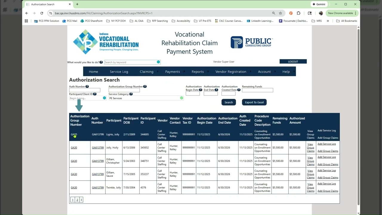 How to View a Pre ETS Authorization