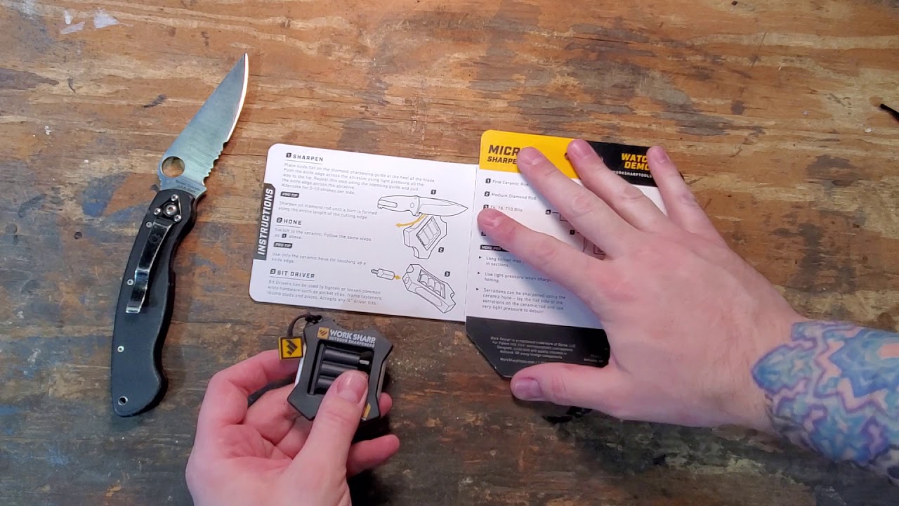 Work Sharp Micro Sharpener UnBoxing