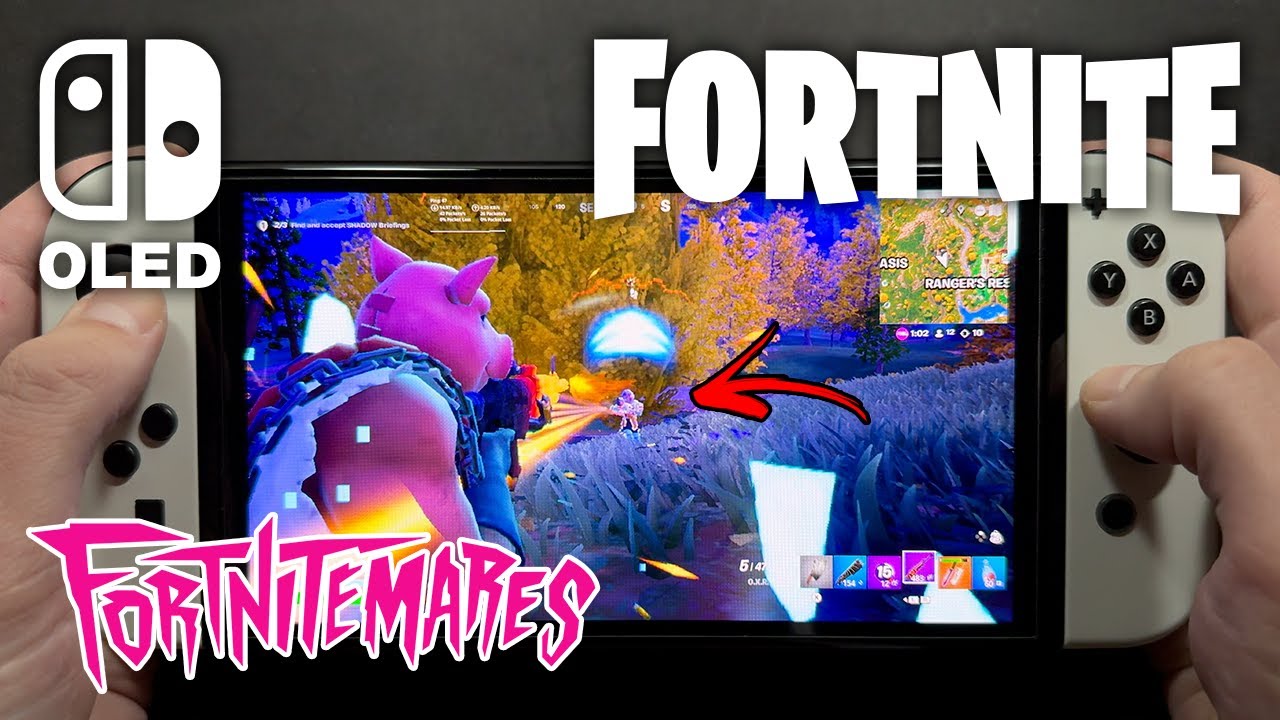Fortnite on Nintendo Switch OLED 