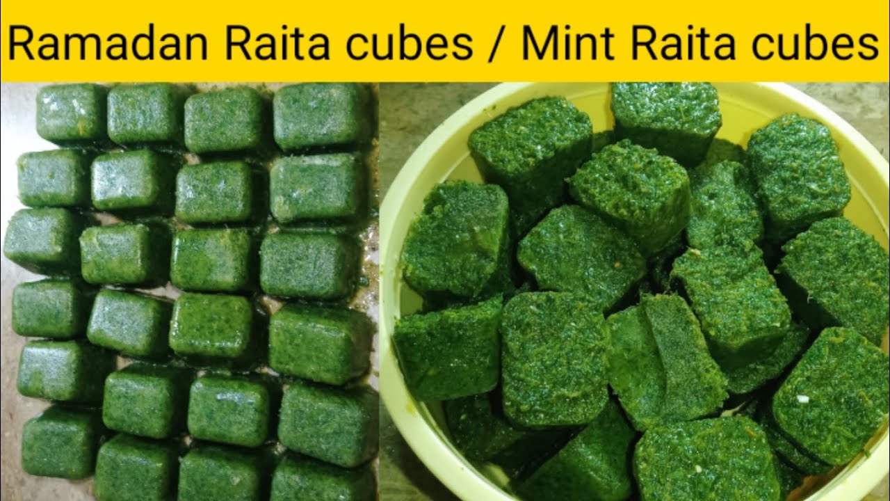 Raita cube recipe || Ramzan special ||how to make Raita cubes recipe || 10 minutes recipe