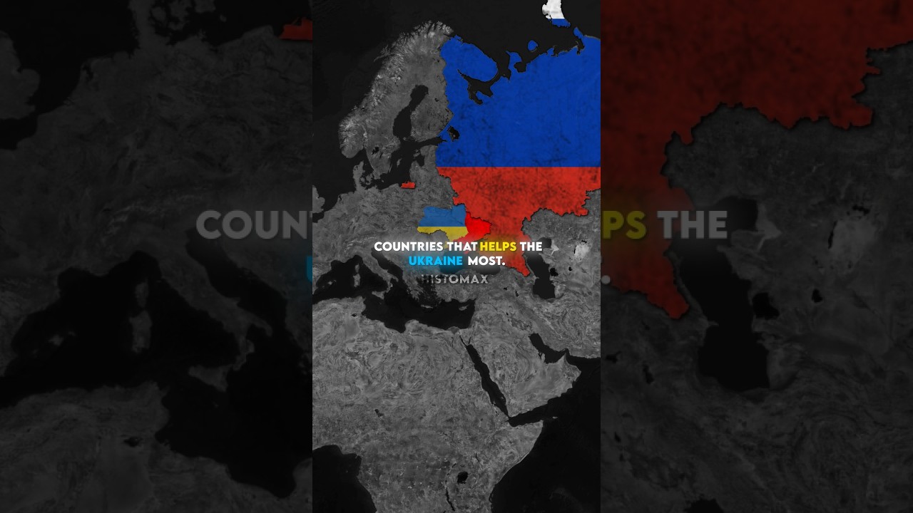 Countries that help the Ukraine 🇺🇦 most.#geography #youtubeshorts #shorts #ukraine #europe #edit