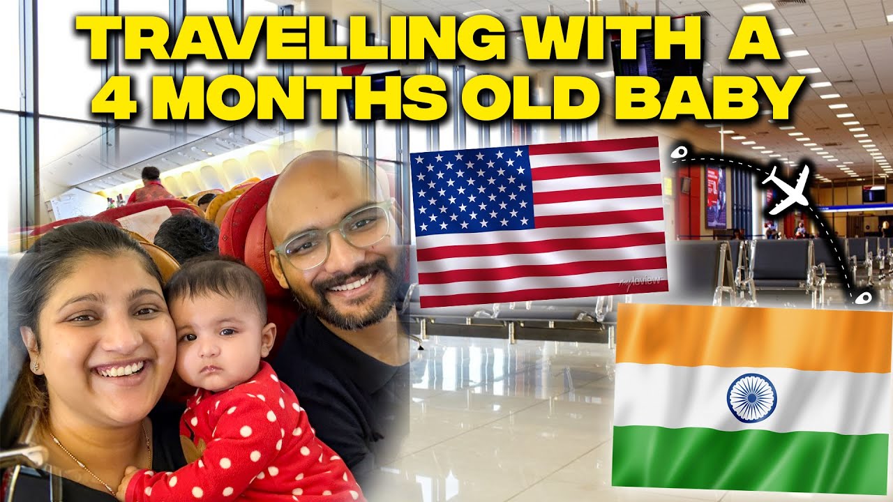USA to India with our 4 month old baby | First Trip to India |Albeli Ritu