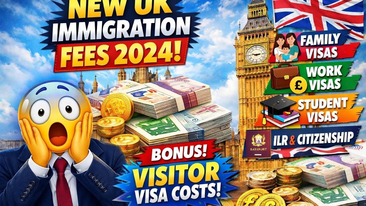 Immigration Fees 2026 | Family, Work, Study, Indefinite Leave to Remain, Citizenship costs