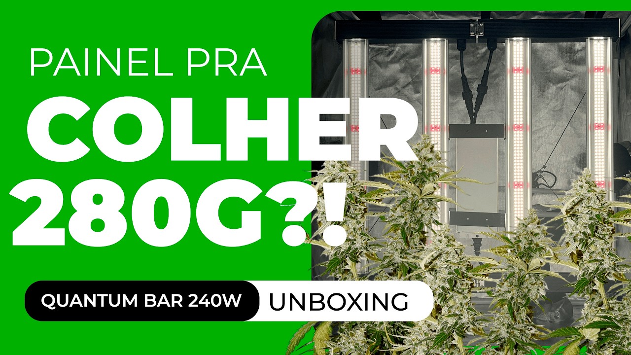 Unboxing Painel de LED Quantum Bar 240W LM281B+ |