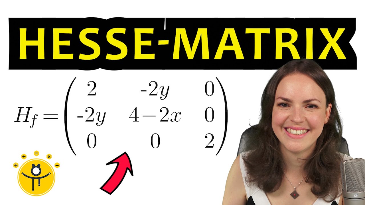 HESSE MATRIX 3x3 berechnen – Beispiel mit 3 Variablen