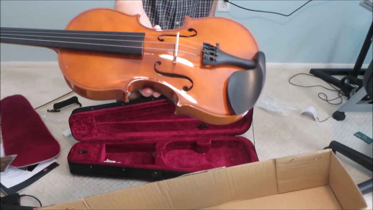 Mendini MV200 unboxing : Student Violin
