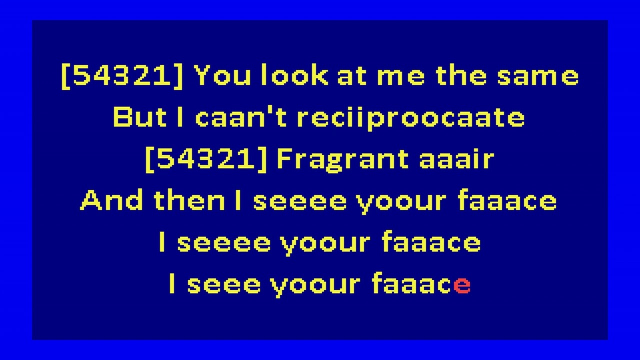 Wisp &ndash; Your face  (karaoke)