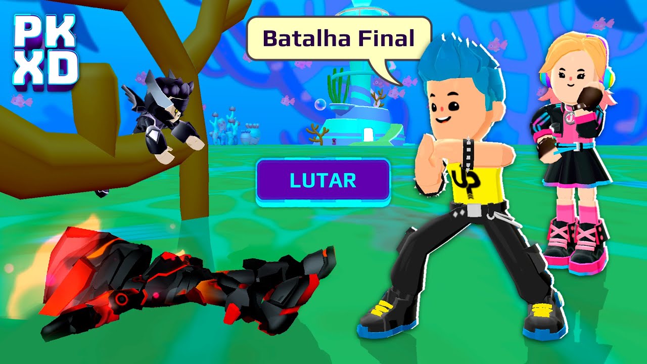 🏆 Zerando a Atualização de Fundo do Mar no PK XD
