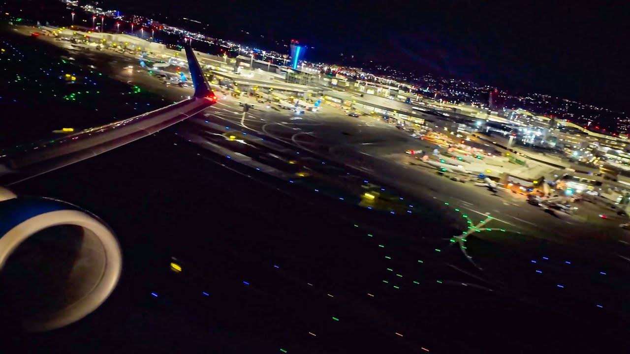 FLYING ABOVE THE CITY LIGHTS OF THE SAN FRANCISCO BAY AREA! | DELTA 737-900ER TAKEOFF + ATC AUDIO