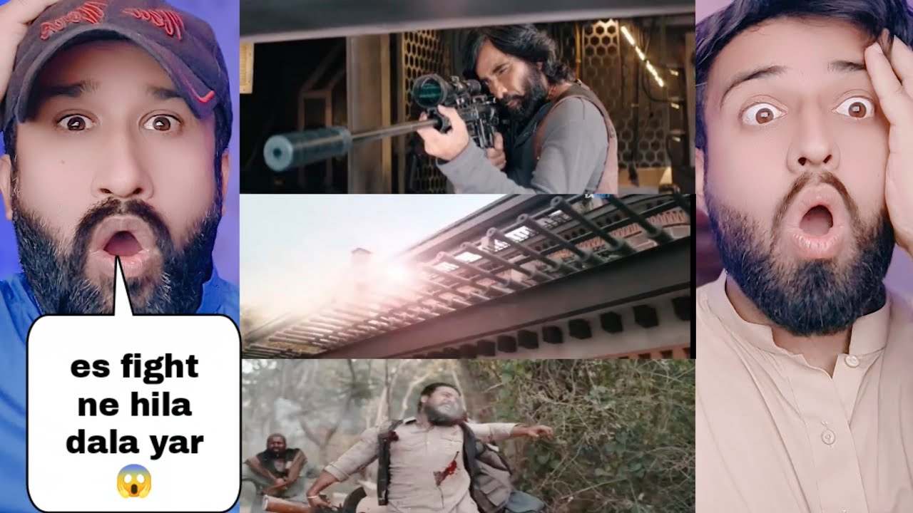 Eagle Movie | Mass Machine Gun Fight Scene | Pakistani Reaction |
