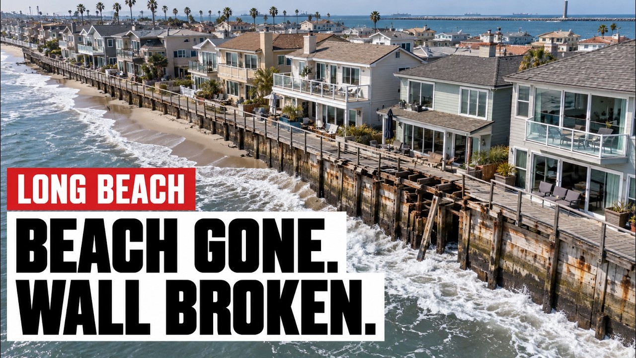 Long Beach Is Losing Its Peninsula Beach. Its Seawall Already Broke.