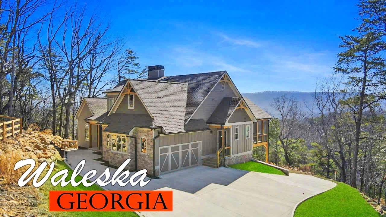 STUNNING Mountain View Home Tour in an Exclusive Golf & Lake Community North of Atlanta