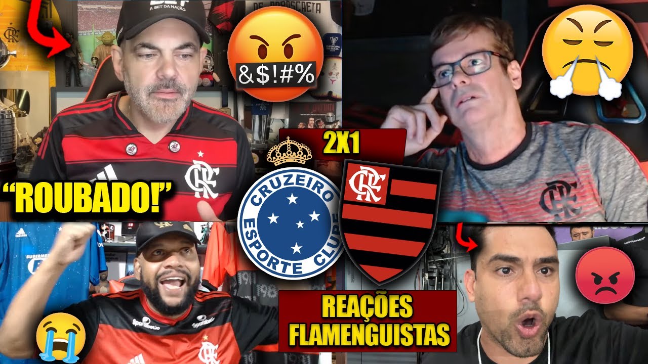 REAÇÕES dos FLAMENGUISTAS FURIOSOS com a DERROTA - CRUZEIRO 2X1 FLAMENGO [REACT BRASILEIRÃO 2025]