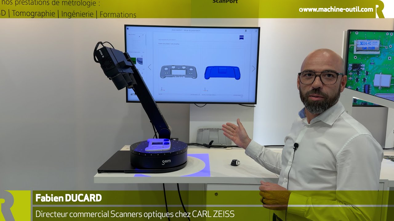 Automatisation sur 3 axes du scan optique avec le ScanPort de Zeiss