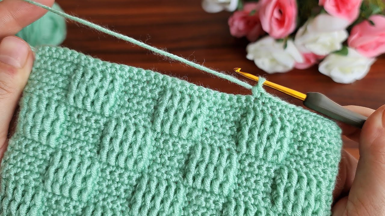 Wow!.🥰 Amazing crocheted baby blanket cardigan vest knitting model explanation-Harika çok kolay örgü
