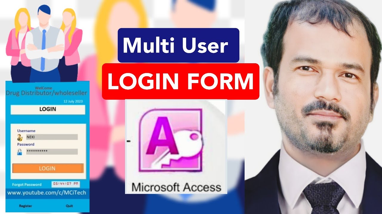 multi user login form  in ms access | user login form Part 7