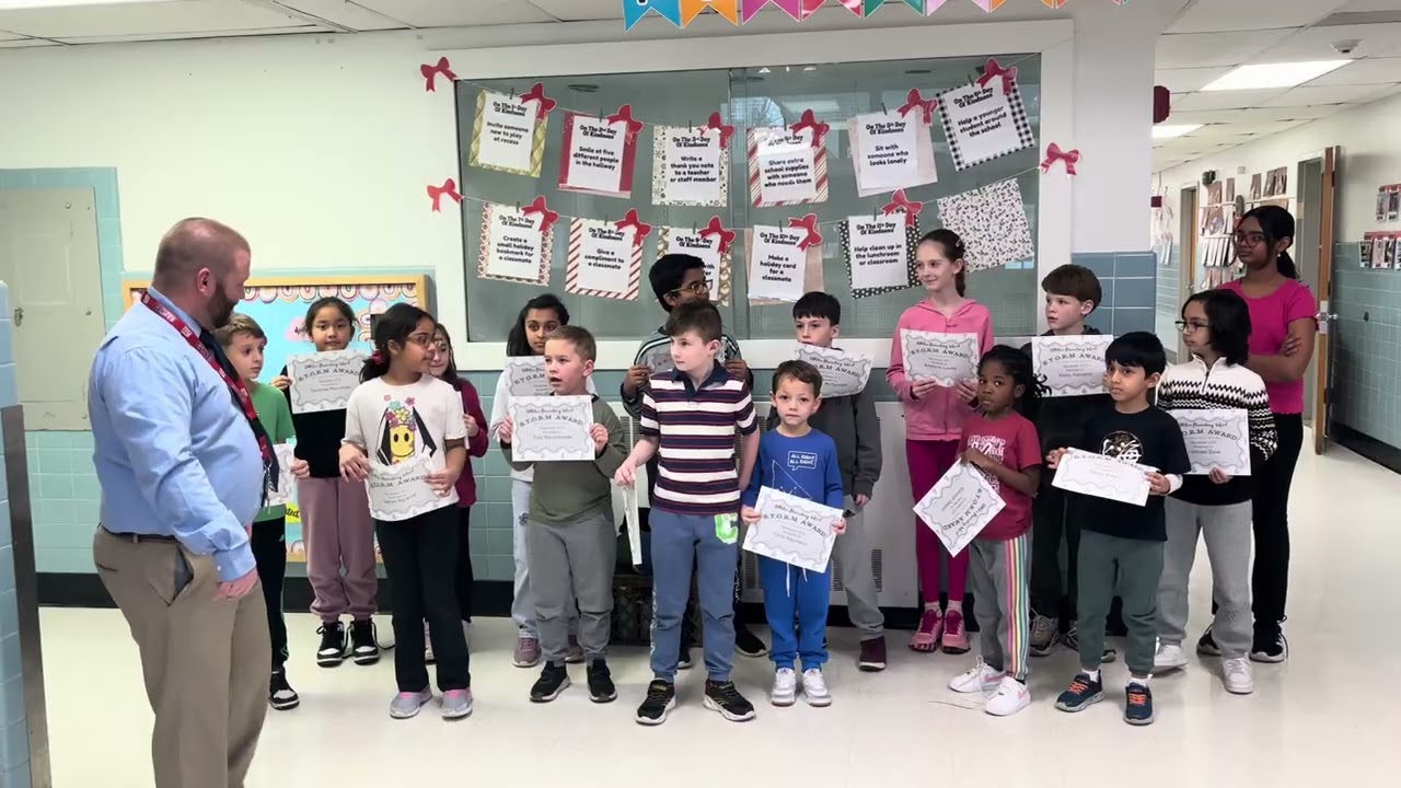 Principal’s Message- December STORM Winners!