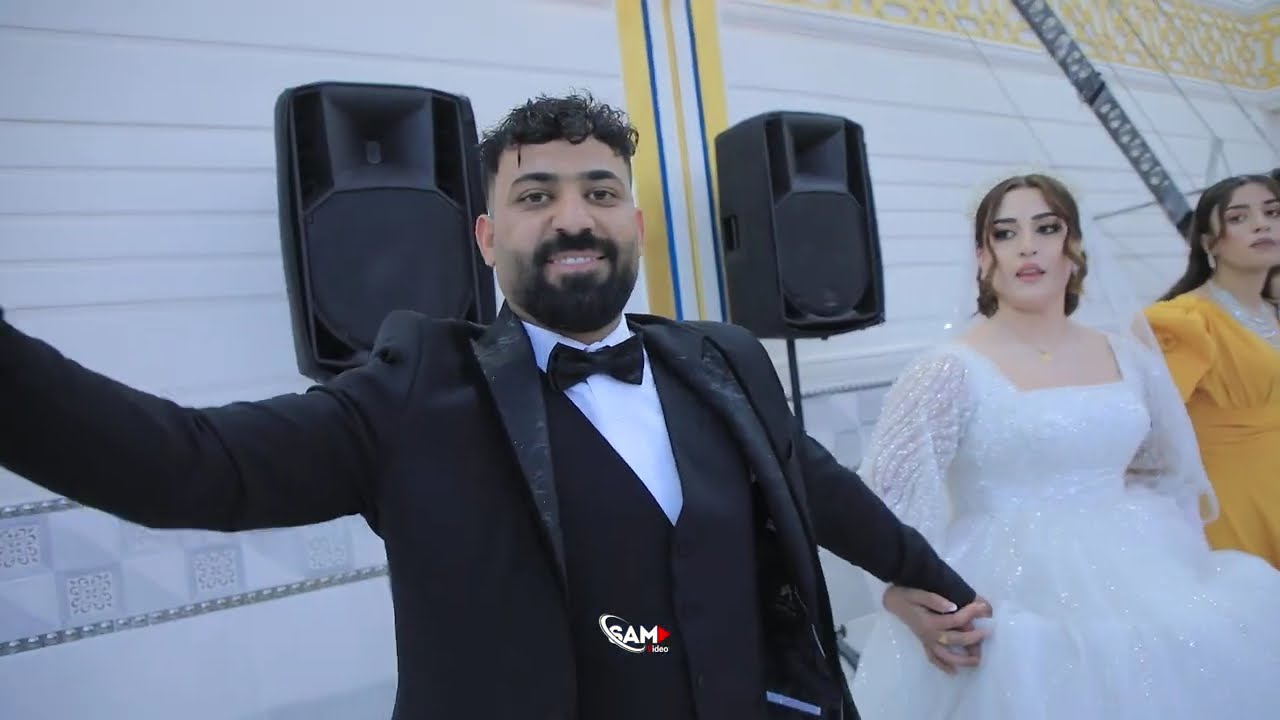 حفلة زفاف سعدي و مديحة الفنان نيشان بعدري جزء 6 تصوير شركة سام فيديو( 07830710161 )( 07829574298 )