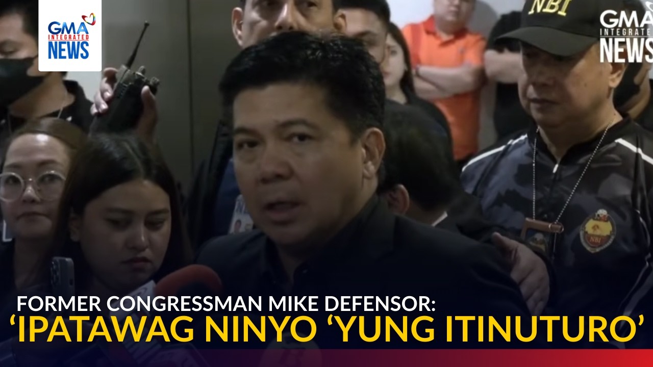 Defensor hits back at NBI for summoning him, ‘ex-marines’ | GMA Integrated News