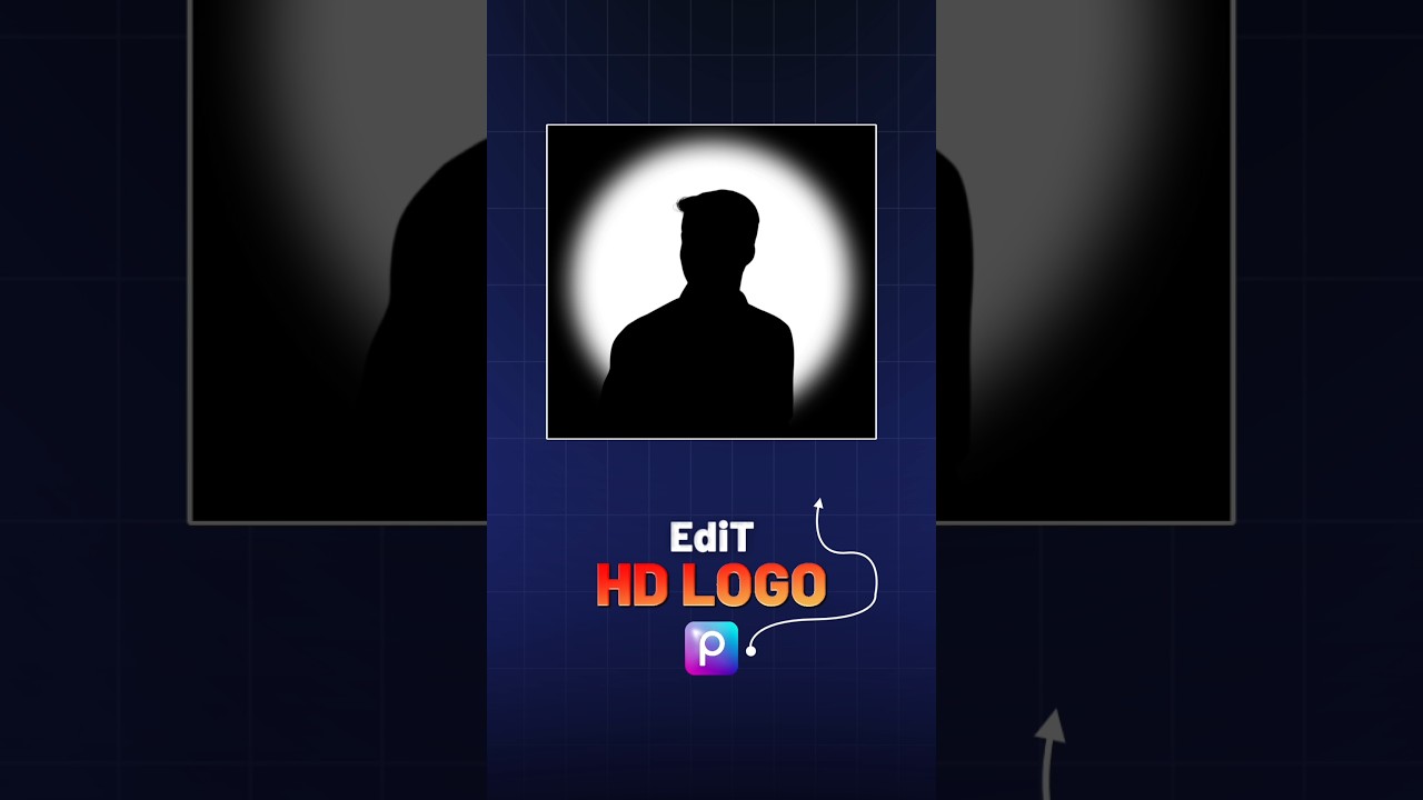 Make Logo in PicsArt 🔥 PicsArt Tutorial #picsart #logo #editing #youtubeshorts