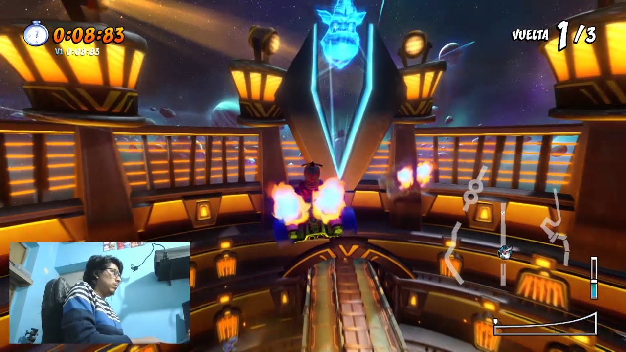 Guía para vencer a los desarrolladores #31 - Autopista Espacial - CTR Nitro Fueled | NS