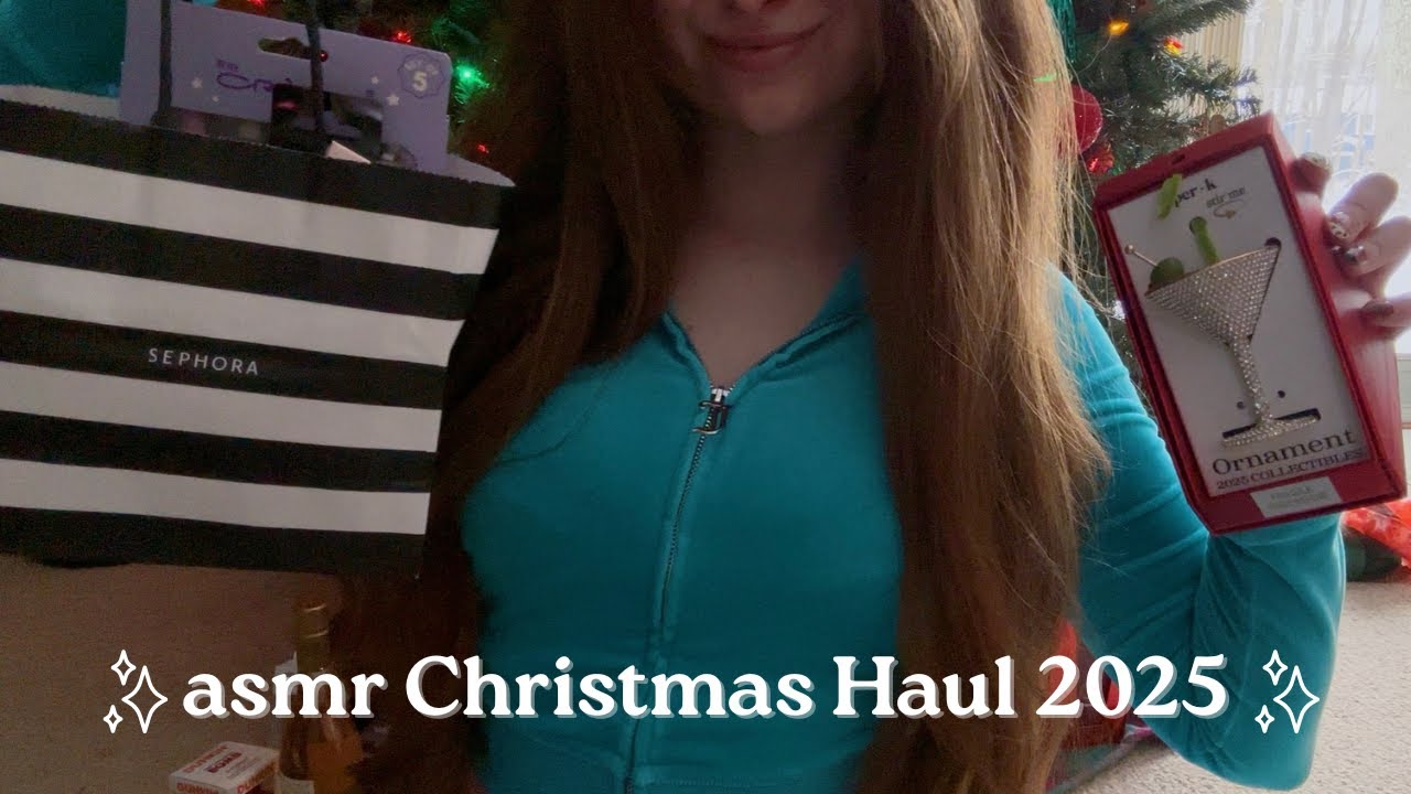 ASMR What I Got For Christmas 2025 🎄🎁🍷🌟