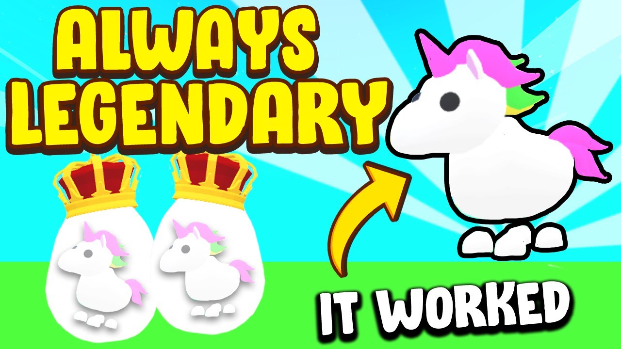 How To Always Hatch A Legendary Pet In Adopt Me 2020! (Roblox)