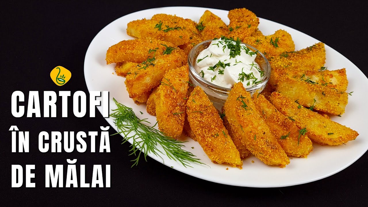 Cartofi crocanti in crusta de malai, la cuptor - pot fi de dulce sau de post