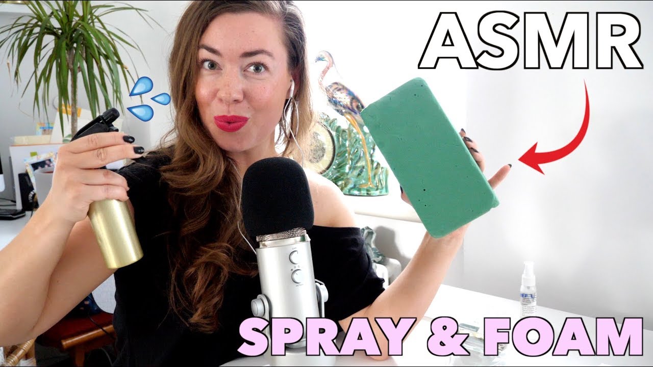 IK SPRAY JE IN SLAAP & FOAM ASMR // SATISFYING SUNDAY #| ♥ iamtheknees