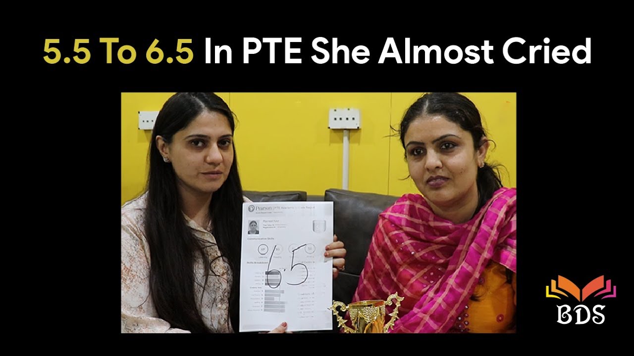 5.5 To 6.5 In PTE | She Almost Cried