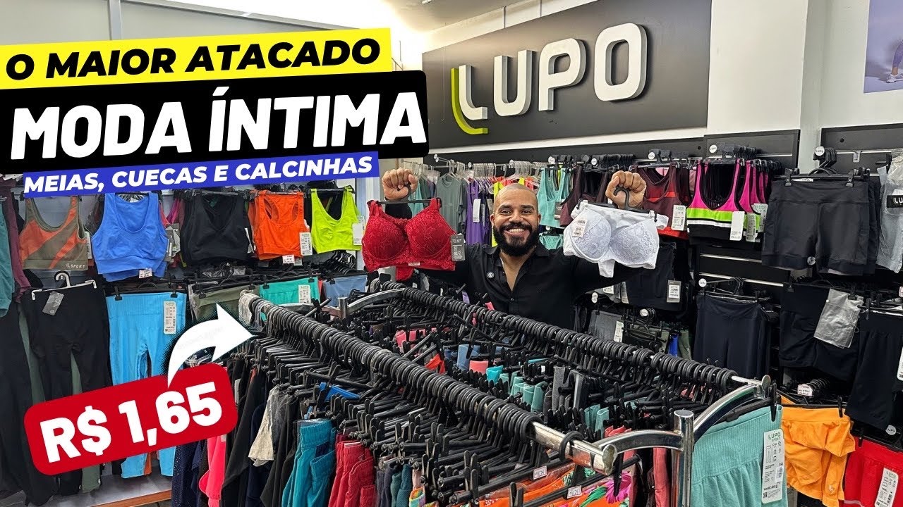 MODA ÍNTIMA NO BRÁS | O MAIOR ATACADO MEIAS, CUECAS, LINGERIE, +BARATO MODA ÍNTIMA GOIANIA ATACADO