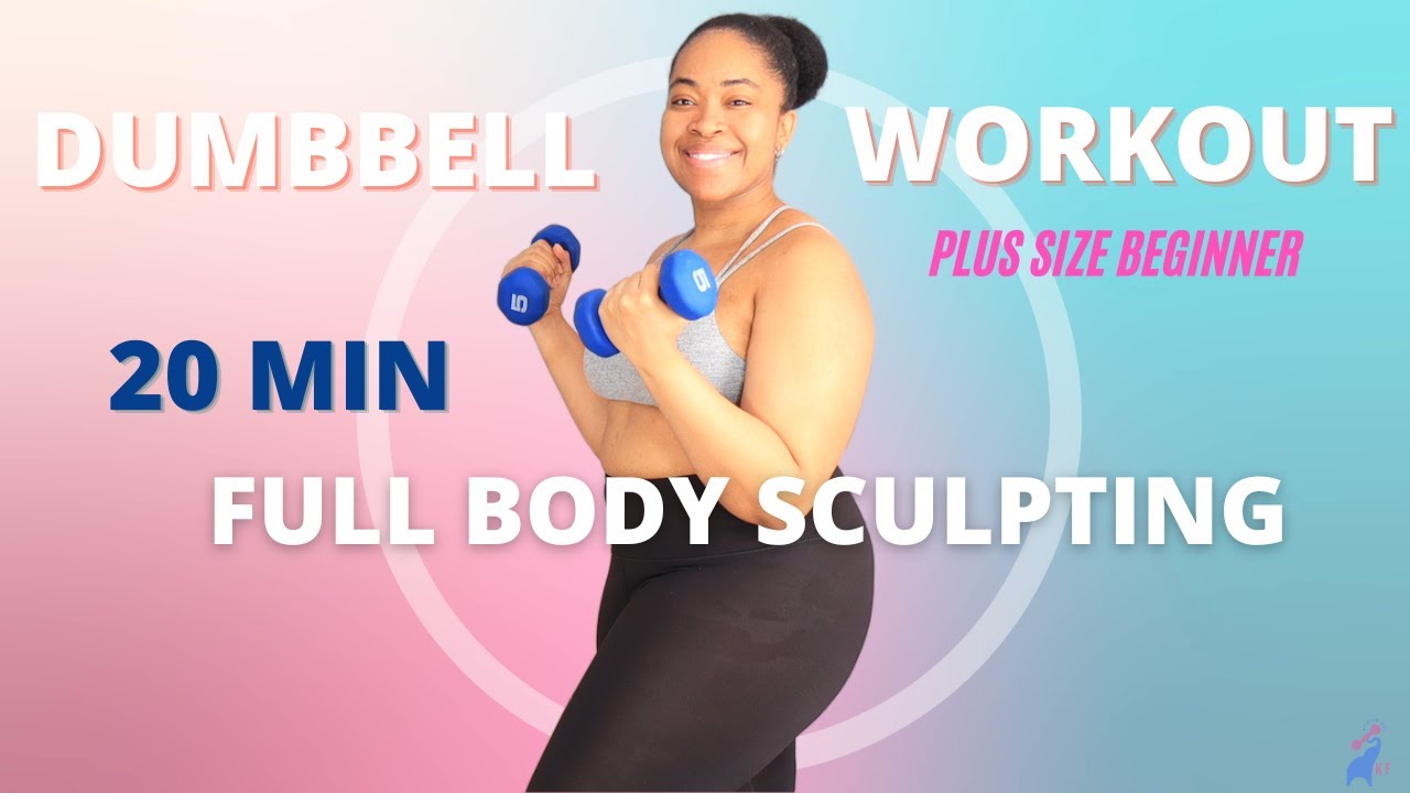 Total Body 20 Minute Dumbbell Workout for Toning & Strength Training, NO REPEATS