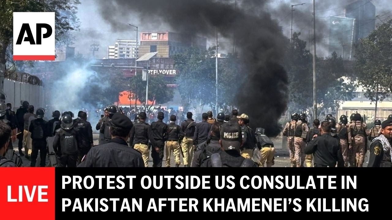 LIVE: Protesters storm US Consulate in Pakistan after killing of Iran’s supreme leader