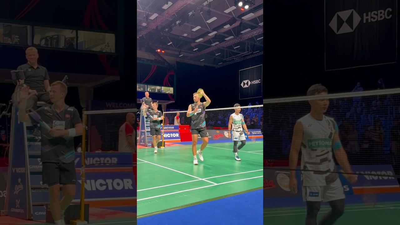 Badminton Doubels Match Point #denmarkopen #badminton #badmintonmatch