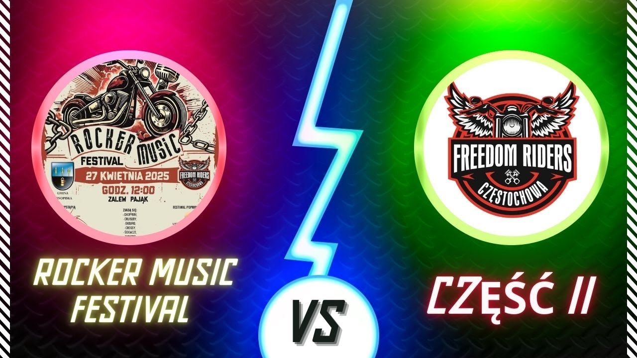 Rocker Music Festival cz 2 Zalew Pająk - motocykle i dużo mocnego grania