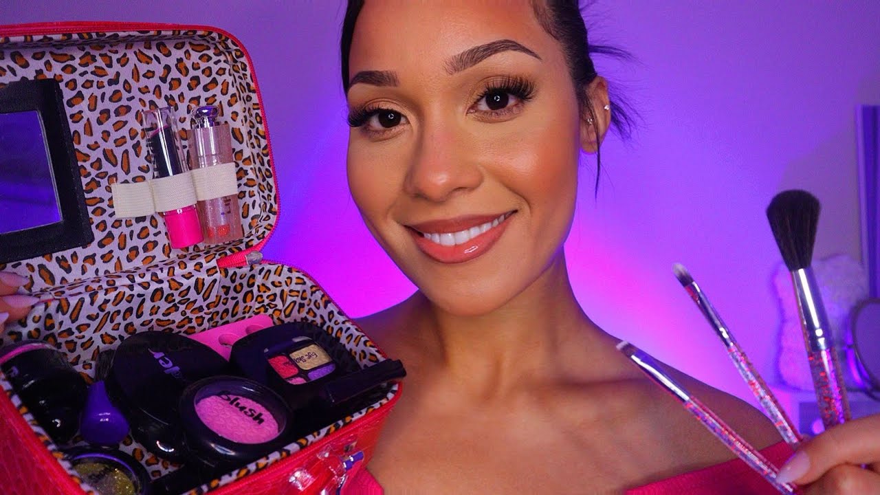 ASMR Personal Attention 🧸 Plastic Makeup, Manicure, Hairbrushing, Layered Sounds