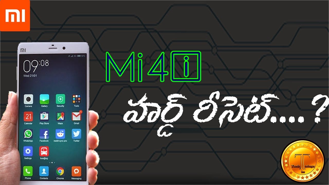 Mi4i hard reset & soft reset Tech in telugu