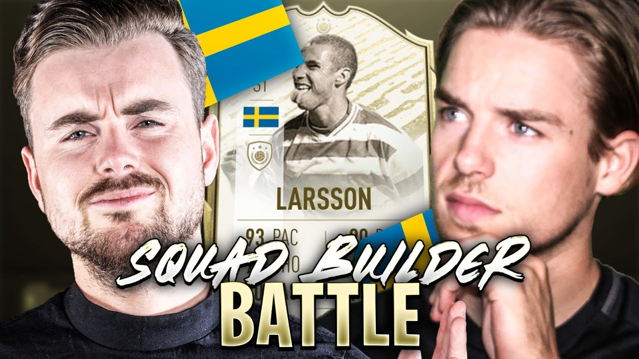 SQUAD BUILDER BATTLE vs KOEN WEIJLAND | 92 ICON LARSSON