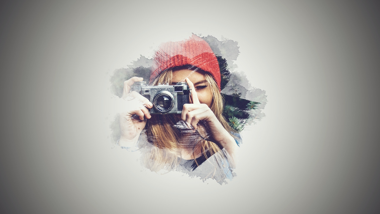 Photoshop Tutorial: Brush Effect Portrait (Brush) | Photo Manipulation | Photoshop CC