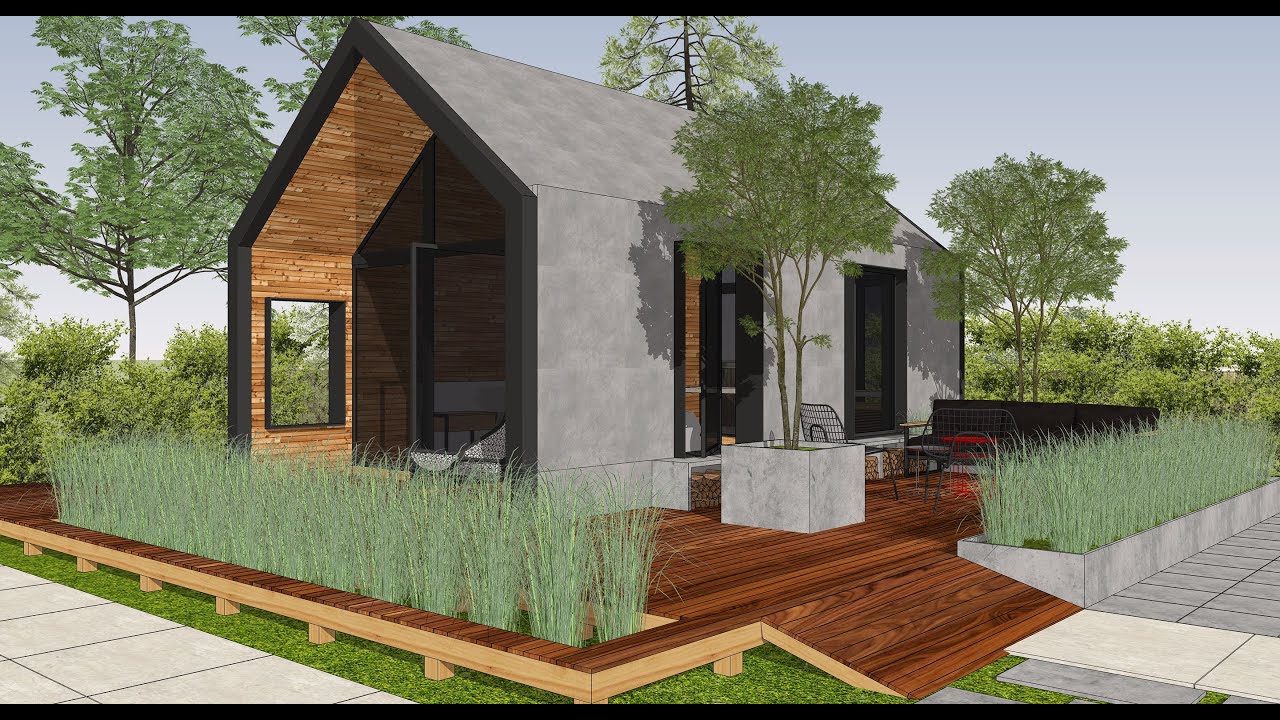 Sketchup Cơ Bản | Buổi số 6 | Hướng Dẫn Dựng Phối Cảnh Ngoại Thất