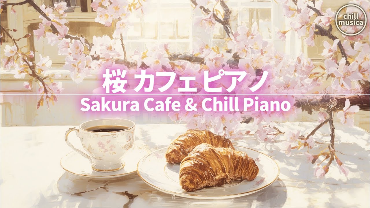 ✨春カフェBGM🌸心の余白を広げる優雅なひととき。窓辺の光と桜の香りに包まれて 🎹 読書や集中のための音楽