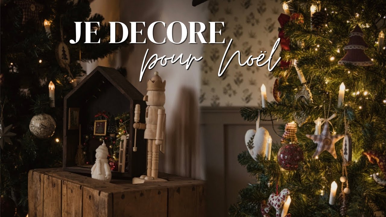 Je décore pour Noël & recette de sablés aux épices | Slow VLOG