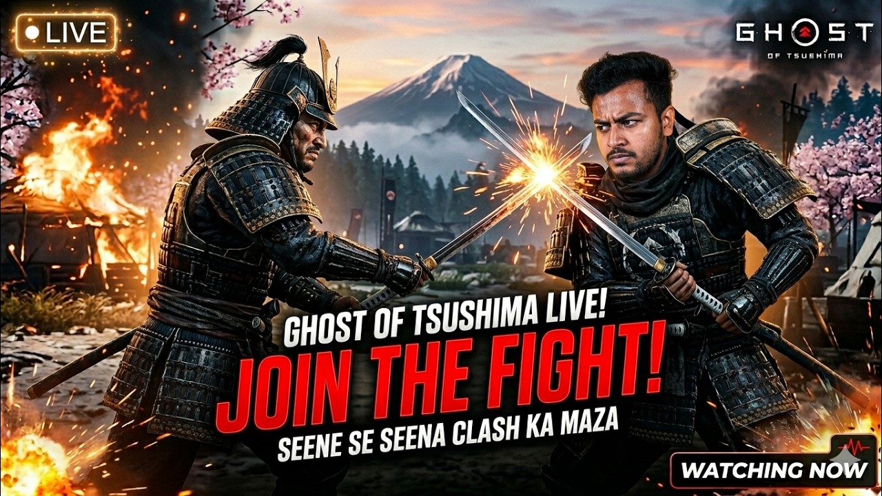 This game is Crazy 🔴 | Ghost of Tsushima E1