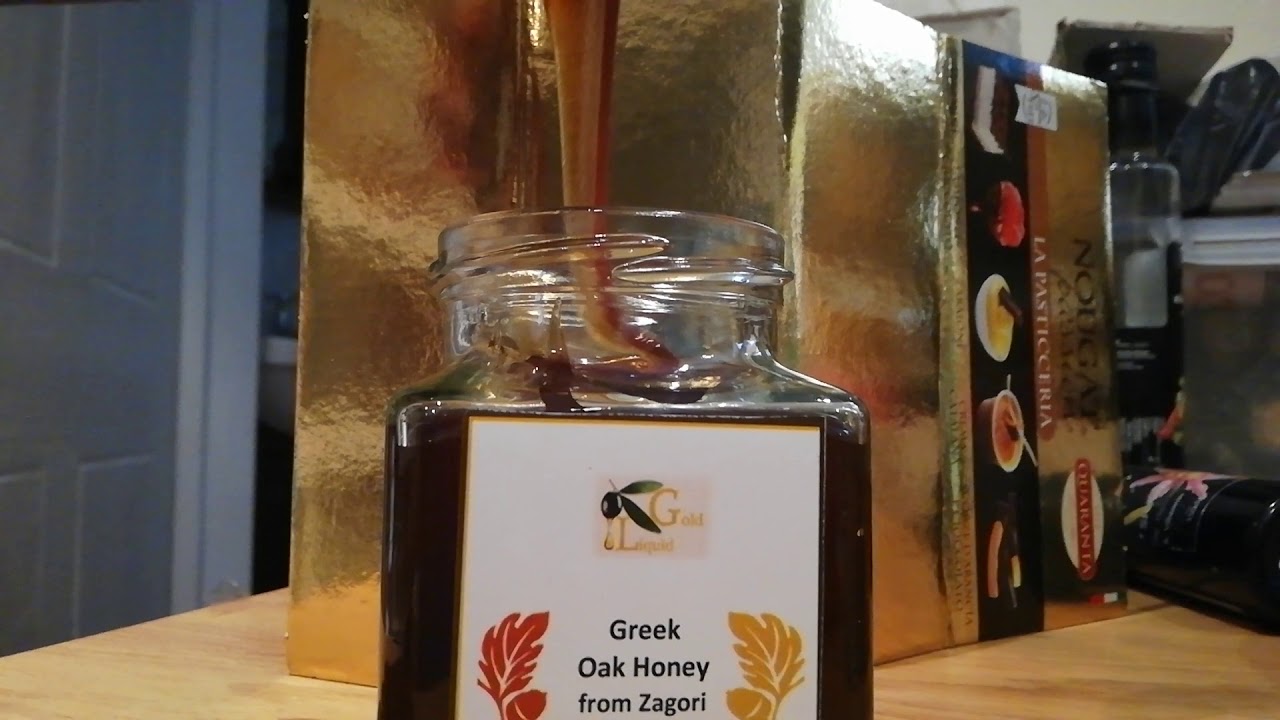 Raw Greek Oak Honey by Liquid Gold Products