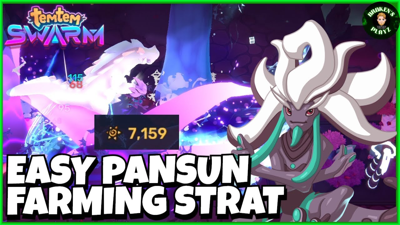 This Is The Easiest Way to Farm Pansuns | Temtem Swarm